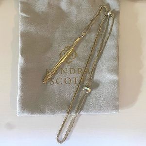 Kendra Scott Ro Long Pendant Necklace in Gold